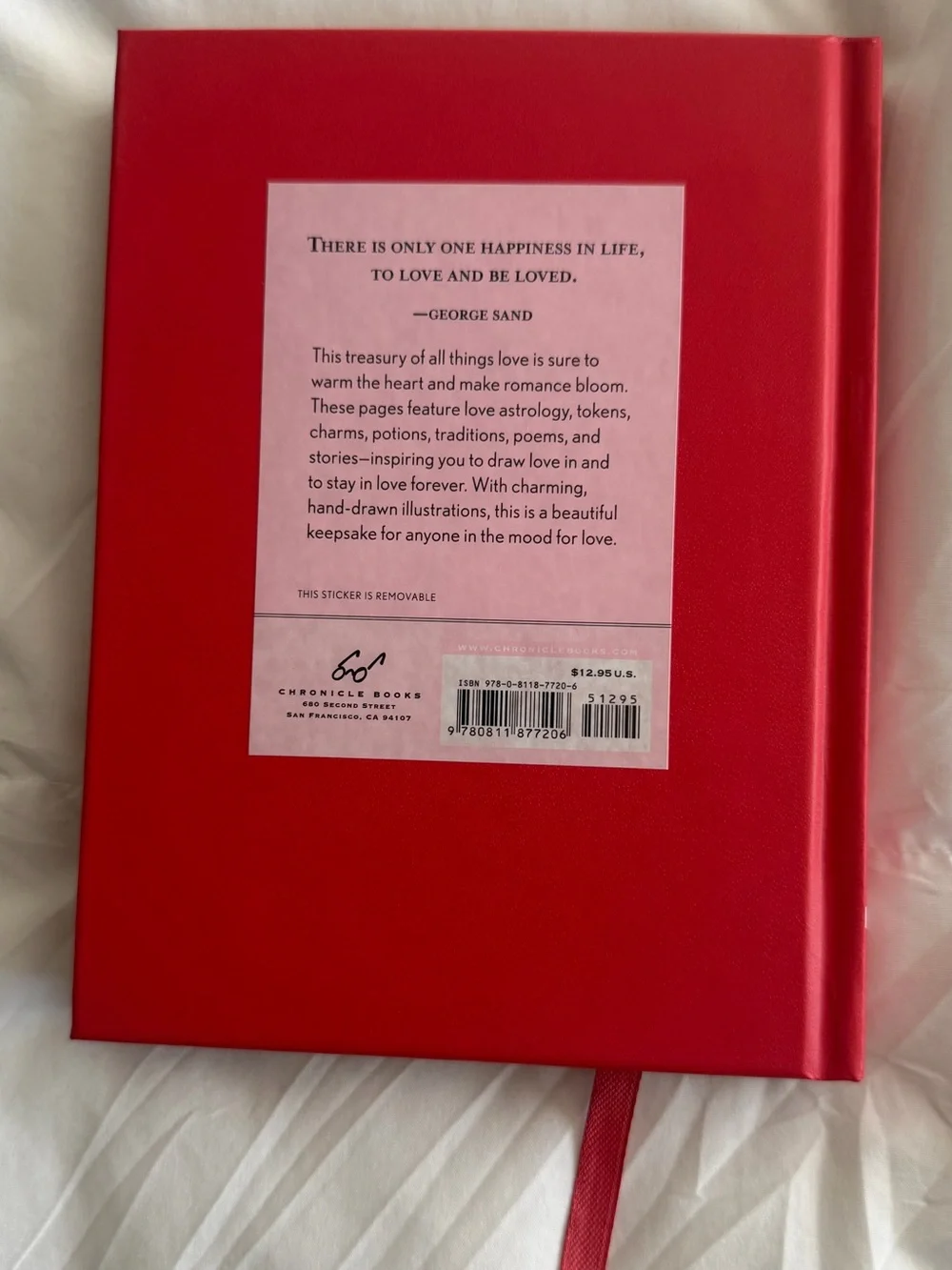 ❤️ Red Hardcover 'The Book of Love' - Picture 3 of 3